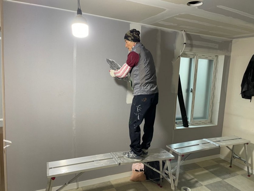 커피매장 페인트시공